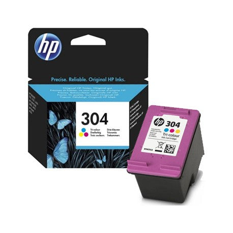 CARTUCCIA HP 304 COLORE ORIGINALE PER HP DeskJet 3720 3730 3732 N9K05AE 304C CAPACITA 100 PAGINE