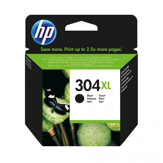 CARTUCCIA HP 304XL NERA ORIGINALE PER HP DeskJet 3720 3730 3732 N9K08AE 304XLBK CAPACITA 300 PAGINE