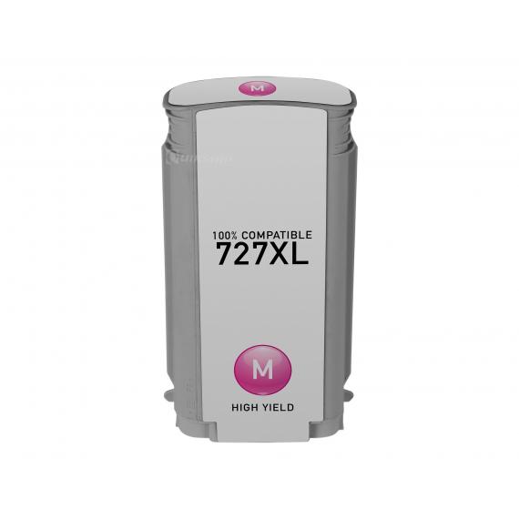CARTUCCIA COMPATIBILE PER HP 727 MAGENTA B3P20A PER HP Designjet T1500,T2500,T920 727 CAPACITA 130ML