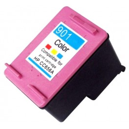CARTUCCIA COMPATIBILE PER HP 901XL COLORE PER HP J4524 J4535 J4580 J4624 J4660 J468 CC656AE 901C CAPACITA 18ML 6MLX3