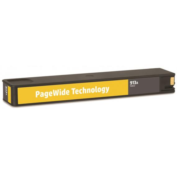 CARTUCCIA COMPATIBILE PER HP 913A GIALLA PER HP PAGEWIDE PRO 352DN,377DN,452DW,477DW F6T79AE CAPACITA 3.000 PAGINE