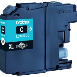 CARTUCCIA LC 125 CIANO COMPATIBILE PER BORTHER DCP-J4110W,MFC-J4410,J4510,J4610,J4710D LC125 capacità 1.200 pagine