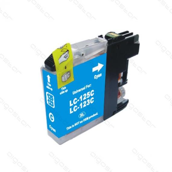 CARTUCCIA LC123 CIANO COMPATIBILE PER BROTHER 20MLfor DCP-J4110W,J752DW,MFC-J4410,J4510 LC-123 CAPACITA 10ML