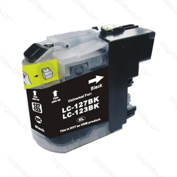 CARTUCCIA LC123 NERA COMPATIBILE PER BROTHER 20MLfor DCP-J4110W,J752DW,MFC-J4410,J4510 LC-123 CAPACITA 20ML