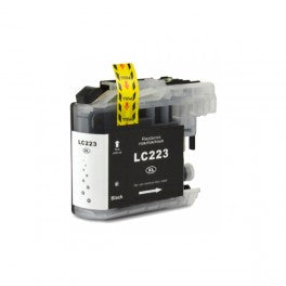 CARTUCCIA LC223 NERA COMPATIBILE PER BROTHER J4620 J4625 J5625 J4120 J5320 J5720 LC 223 CAPACITA 20ML