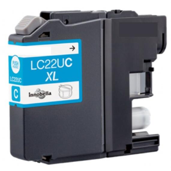 CARTUCCIA LC22U C CIANO COMPATIBILE PER BROTHER MFC-J985DW DCP-J785DW LC-22UXL 16ML 1.200 PAGINE