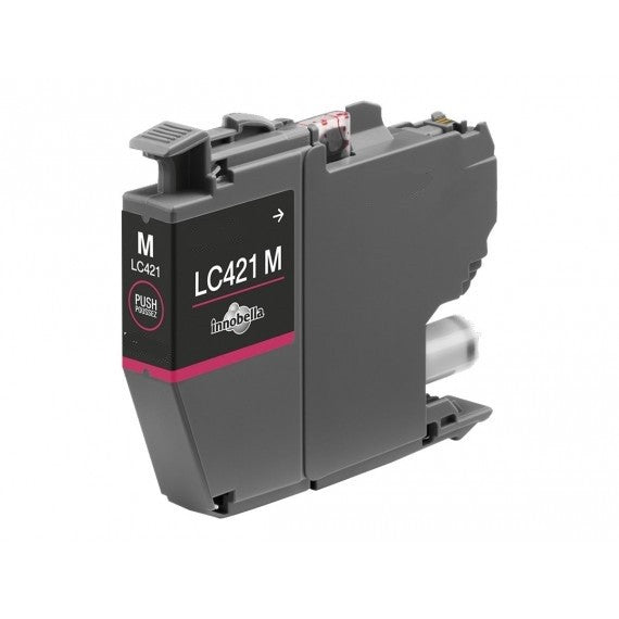 CARTUCCIA LC421M MAGENTA COMPATIBILE PER BROTHER DCP-J1050DW,J1140DW,MFC-J1010DW,J1800 LC-421 CAPACITA' 200 PAGINE