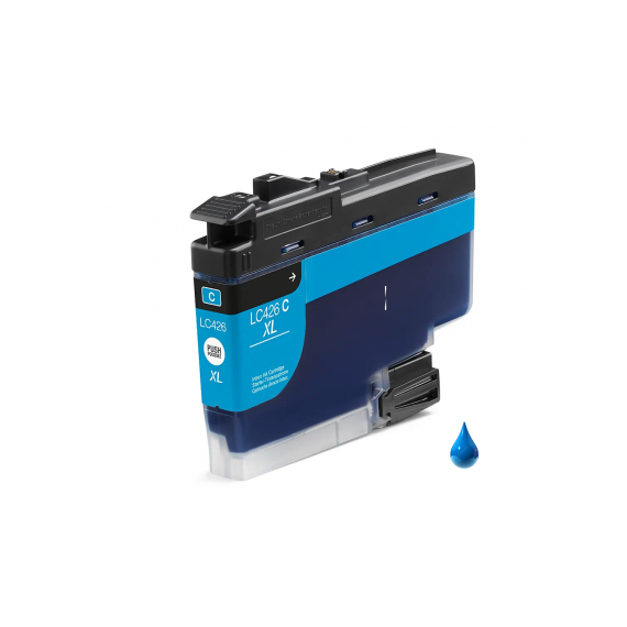 CARTUCCIA LC426XLC CIANO COMPATIBILE PER BROTHER MFC J4340DW,MFC J4540DW,MFC J4540DWXL LC-426XL CAPACITA' 3.000 PAGINE
