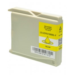 CARTUCCIA LC970XL LC1000XL GIALLO COMPATIBILE PER BROTHER LC51 LC970 LC1000 CAPACITA 26.6ML
