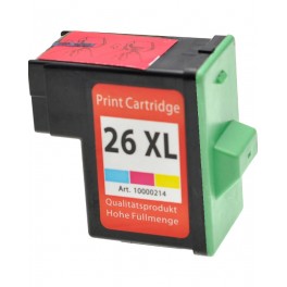 CARTUCCIA LEXMARK 26XL COLORE COMPATIBILE PER LEXMARK Jet Printer Z13 Z23 Z23E 10N0227 27 10N0026 CAPACITA 15ML