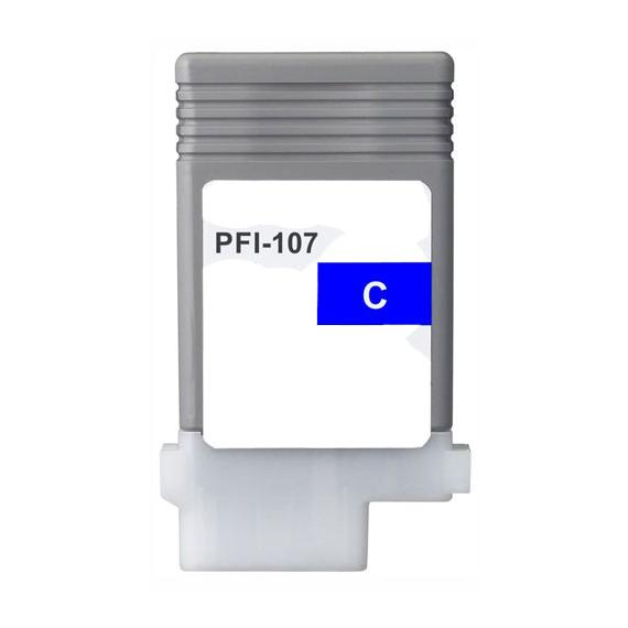 CARTUCCIA PFI-107C CIANO COMPATIBILE PER CANON IPF 670 IPF 680 IPF 685 IPF 770 IPF 780 IPF 785 PFI107 6706B001 130ml