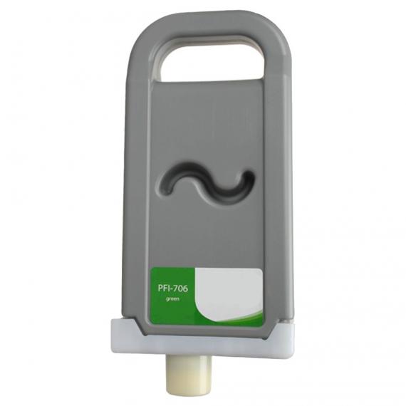 CARTUCCIA PFI-706G GREEN COMPATIBILE 6688B001 PER CANON iPF8300 iPF8400 iPF9400 PFI706 CAPACITA 700ml