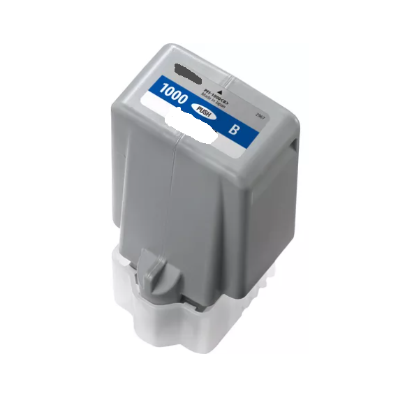 Cartuccia PFI1000B blue 0555C001 ink pigmentato compatibile per Canon imagePROGRAF PRO-1000 capacità 80ml