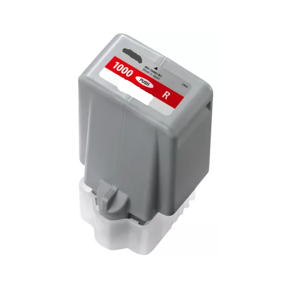 Cartuccia PFI1000R rosso 0554C001 ink pigmentato compatibile per Canon imagePROGRAF PRO-1000 capacità 80ml