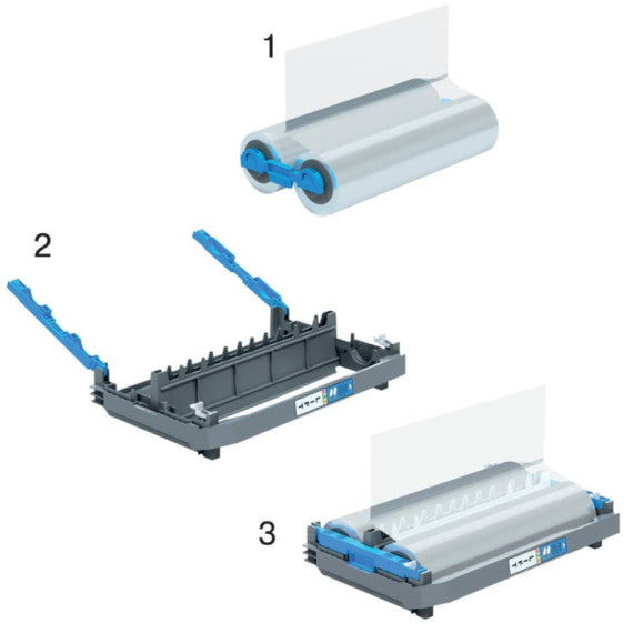 Cartuccia ricaricabile per plastificatrice GBC Foton 30 da 75 µ lucida - 4410023