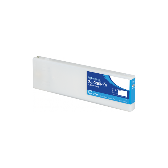 CARTUCCIA SJIC30PC CIANO C33S020640 INK PIGMENTATO COMPATIBILE PER EPSON COLORWORKS TM-C 7500G SJIC30 CAPACITA 295ml