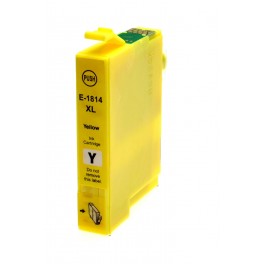 CARTUCCIA T1814 GIALLA COMPATIBILE PER EPSON XP30 XP102 XP202 XP205 XP302 XP305 XP402 18XL CAPACITA 13ML