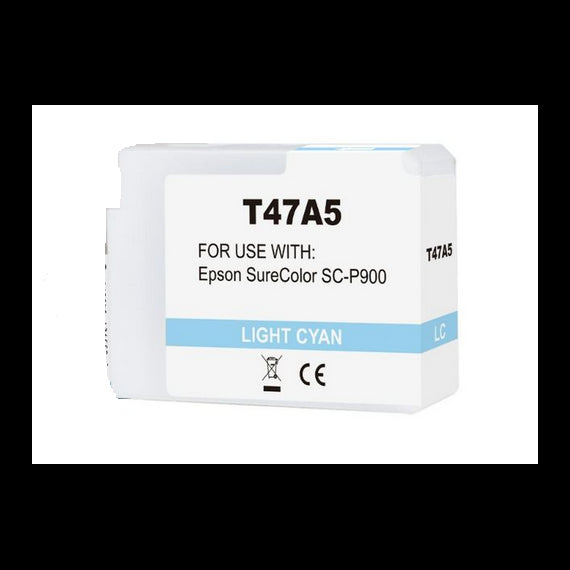 Cartuccia T47A5 light ciano C13T47A500 ink pigmentato compatibile per Epson SureColor SC-P900 capacità 50ml