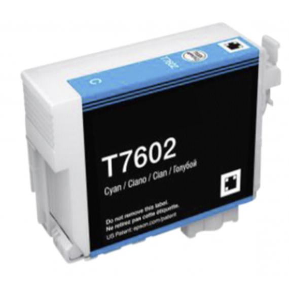 CARTUCCIA T7602 CIANO COMPATIBILE ORCA INK PIGMENTATO PER EPSON SureColor SC-P600 C13T76024010 32ml