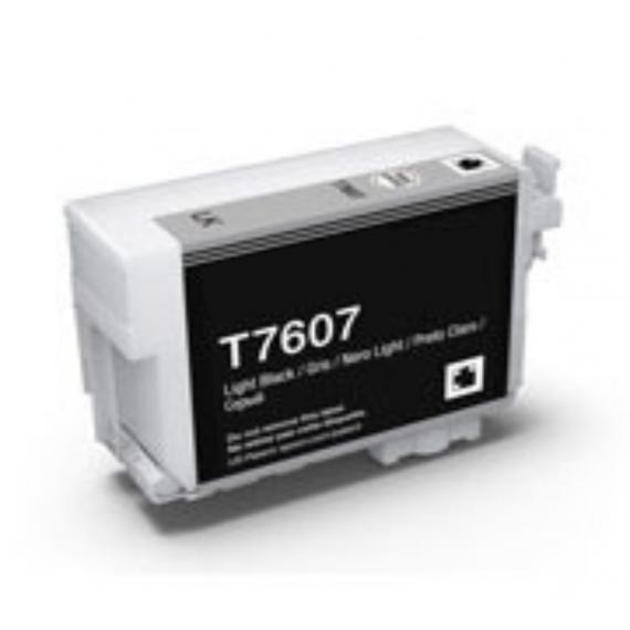 CARTUCCIA T7607 LIGHT NERO COMPATIBILE ORCA INK PIGMENTATO PER EPSON SureColor SC-P600 C13T76074010 32ml