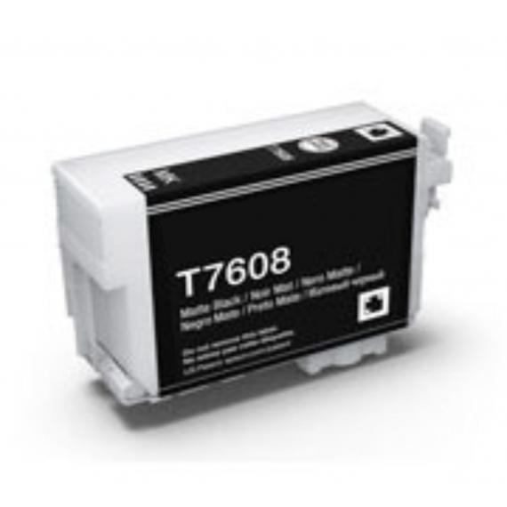 CARTUCCIA T7608 NERO MATTE COMPATIBILE ORCA INK PIGMENTATO PER EPSON SureColor SC-P600 C13T76084010 32ml