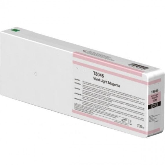 CARTUCCIA T8046LM LIGHT MAGENTA INK PIGMENTATO COMPATIBILE C13T804600/C13T824600 PER EPSON SC-P6000,7000,8000,9000 700ml