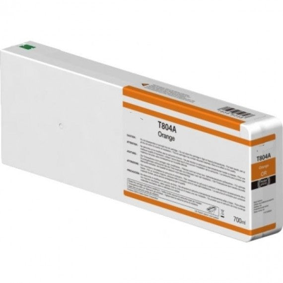 CARTUCCIA T804A ARANCIO INK PIGMENTATO COMPATIBILE C13T804A00/C13T824A00 PER EPSON SC-P7000,9000 CAPACITA' 700ml