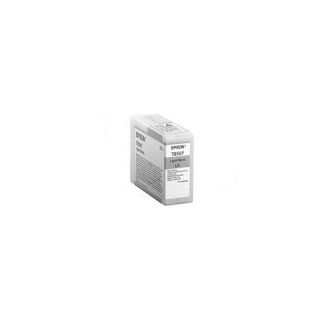 CARTUCCIA T8507LBK LIGHT BLACK COMPATIBILE PER EPSON SC-P800DES,P800SE,P800SP CAPACITA 80ML INK PIGMENTATO -CON CHIP-