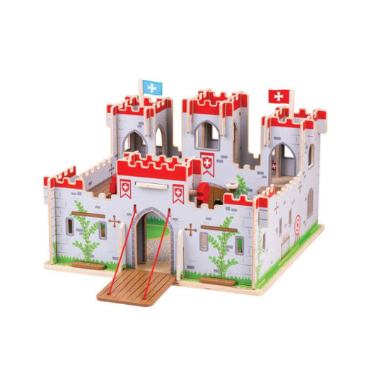 Castello di re Artù CWR in legno 45 x 45 x H. 31 cm JT113