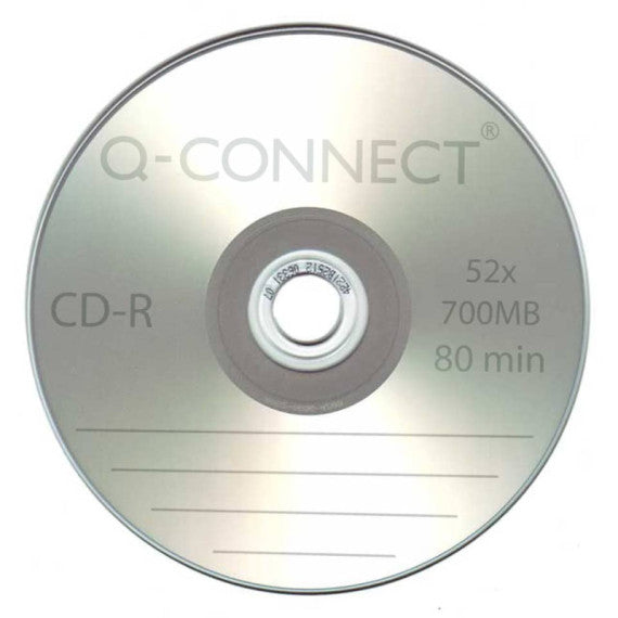 CD-R Q-Connect Cake 25 700 MB 80 min 52x conf. da 25 pezzi - KF00420
