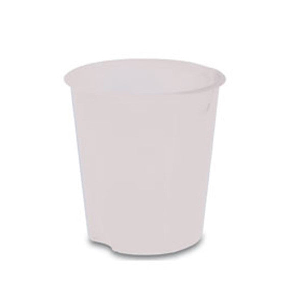 Cestino gettacarte E020 Modula - altezza 32,5 cm - diametro 31 cm - 16,5 L - trasparente neutro - Fellowes