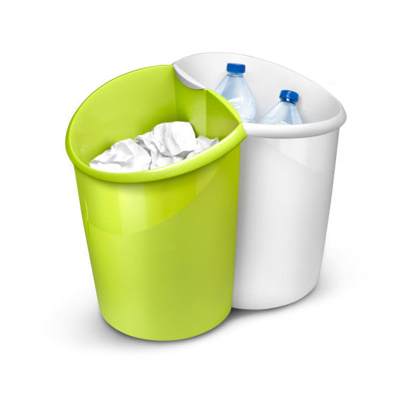 Cestino gettacarte Ellypse Xtra Strong - altezza 38 cm - 15 L - bianco artico - CEP