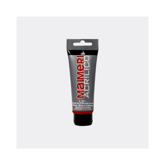 Colore acrilico Maimeri in tubetto 75 ml carminio d'Alizarina - M0916254