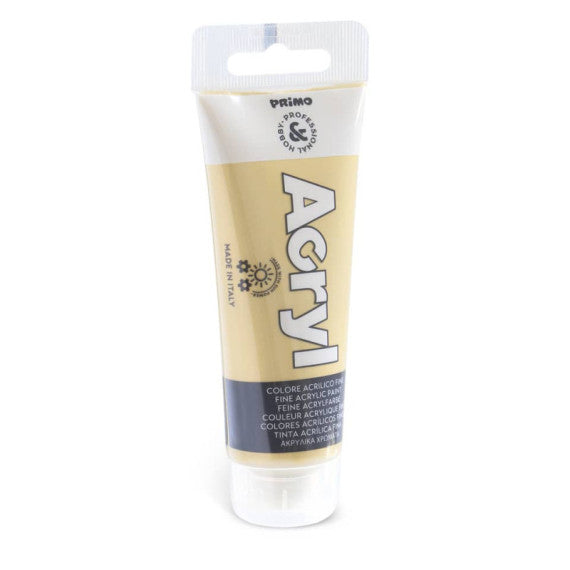 Colore acrilico Primo in bottiglia PET con tappo dosatore 75 ml bronzo - 420TA75940