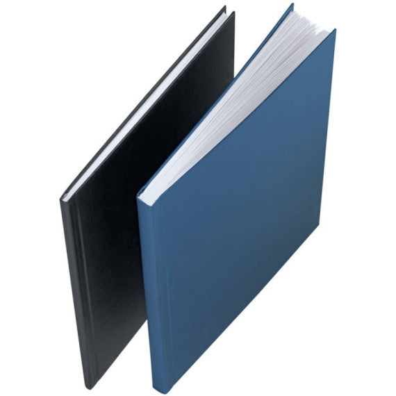 Copertina rigida 10-35 fogli Leitz impressBIND in cartone con dorso da 3,5 mm A4 blu conf. da 10 - 73900035