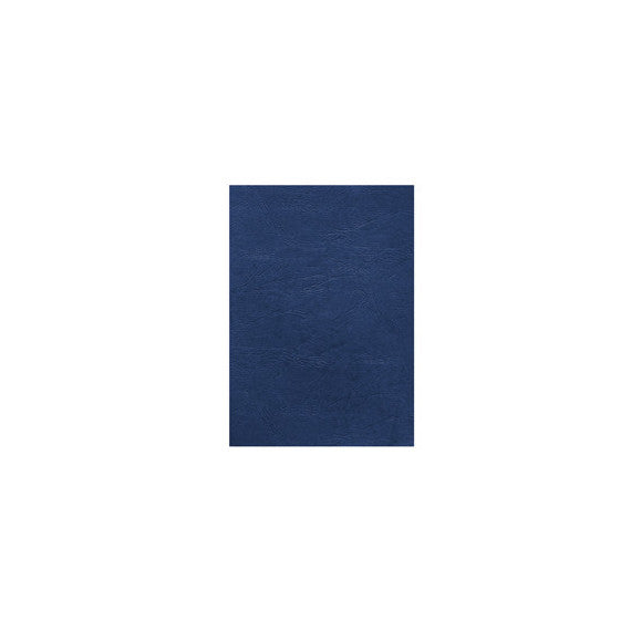 Copertine per rilegatura - A4 - cartoncino groffrato semilpelle - 240 gr - royal blu - Fellowes - conf.100 pezzi