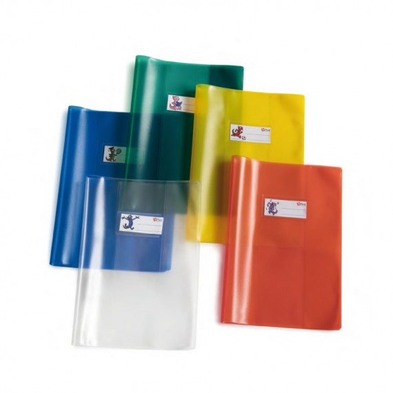 Coprimaxi Glass goffrato - con alette - A4 - PP - verde - RiPlast