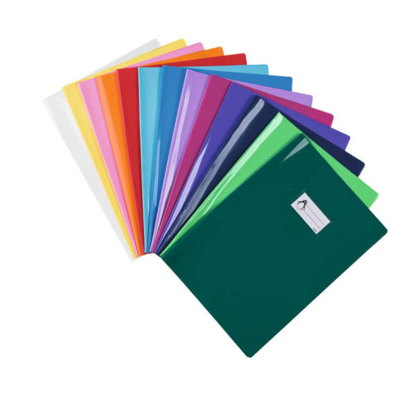 Copriquaderno con etichetta - Coprimaxi Beat A4 in PVC laccato spessore 180 ?m CoLibrì verde chiaro - PF02020114