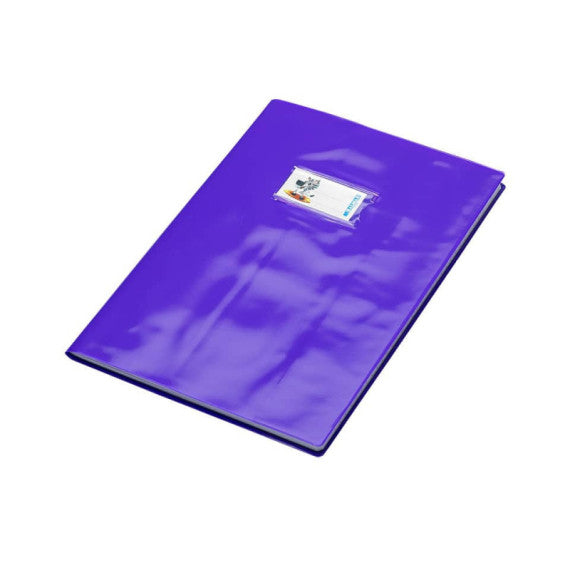Copriquaderno con etichetta - Coprimaxi Beat A4 in PVC laccato spessore 180 ?m CoLibrì viola - PF02020115