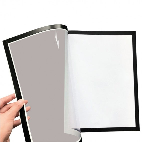 Cornice magnetica retroadesiva Starwall - A4 - silver - Starline