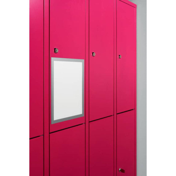 Cornici con pannello magnetico Durable DURAFRAME® MAGNETIC A4 PVC rigido argento met. 236x323 mm conf. 5 - 486923