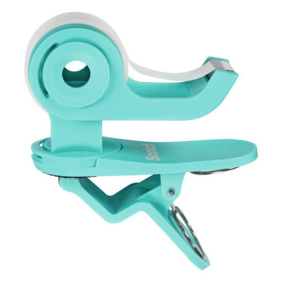 Dispenser per nastri adesivi Scotch® Clip&Twist menta + 1 rotolo Scotch® Magic? - C19-clip-tl
