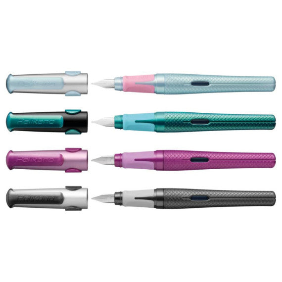 Display da banco Pelikan penna stilografica Pelikano - 12 pezzi - fantasie Dragon e Magic Ocean - 604581