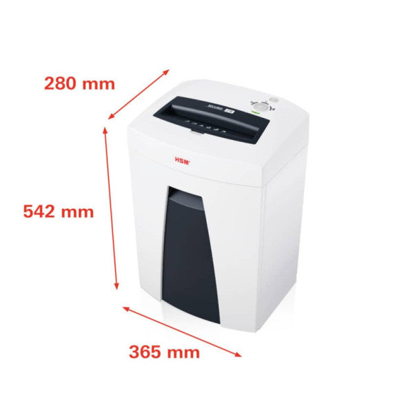 Distruggidocumenti uso moderato HSM SECURIO - C18 - P-4 - 25 L taglio a frammenti 3,9x30 mm - bianco - 1913121
