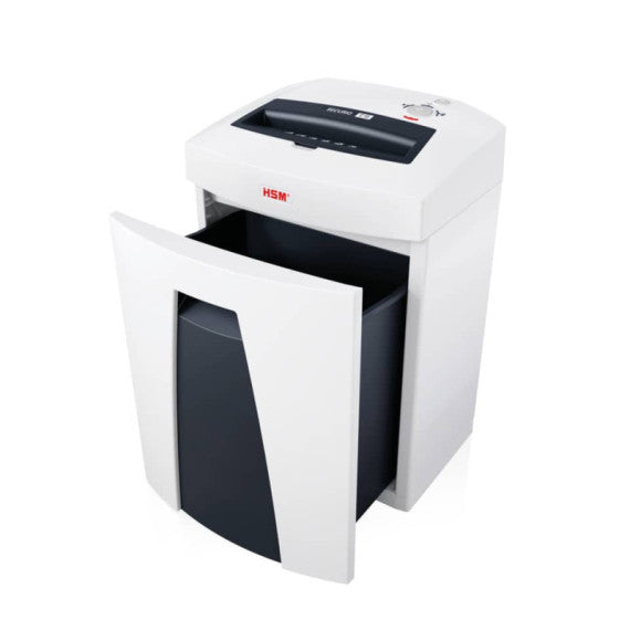 Distruggidocumenti uso moderato HSM SECURIO - C18 - P-4 - 25 L taglio a frammenti 3,9x30 mm - bianco - 1913121