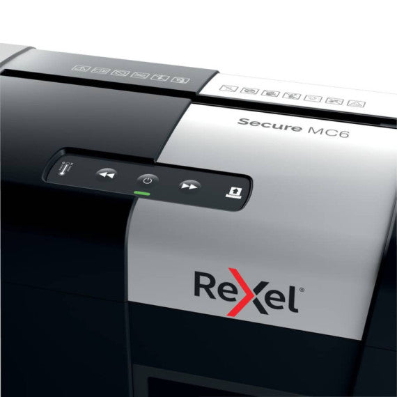 Distruggidocumenti uso personale Rexel Secure MC6 - P-5 - 18 L - taglio a microframmenti 2x15 mm - 2020130EU