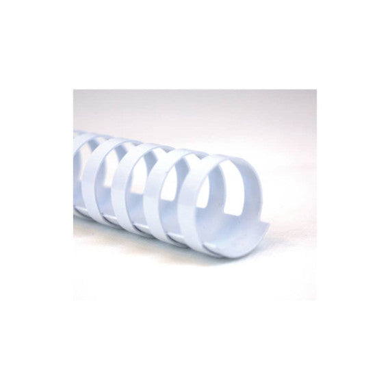 Dorsi plastici a 21 anelli GBC CombBind 45 mm A4 bianco - fino a 400 fogli conf da 50 dorsi - 4028206