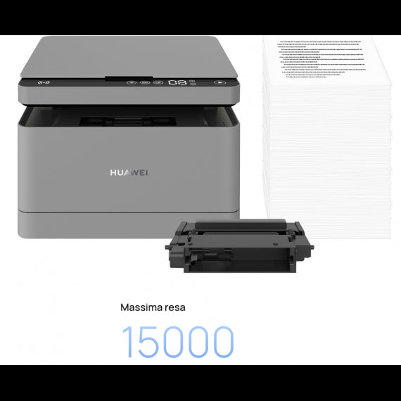 DRUM HUAWEI X-15000BZ NERO TAMBURO ORIGINALE PER HUAWEI PixLab B5 X15000BZ CAPACITA' 15.000 PAGINE ALTO RENDIMENTO BASSO COSTO