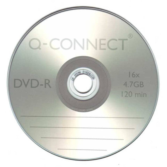 DVD-R Q-Connect Spindle 16x 120 min non stampabile conf.da 25 pezzi - KF00255