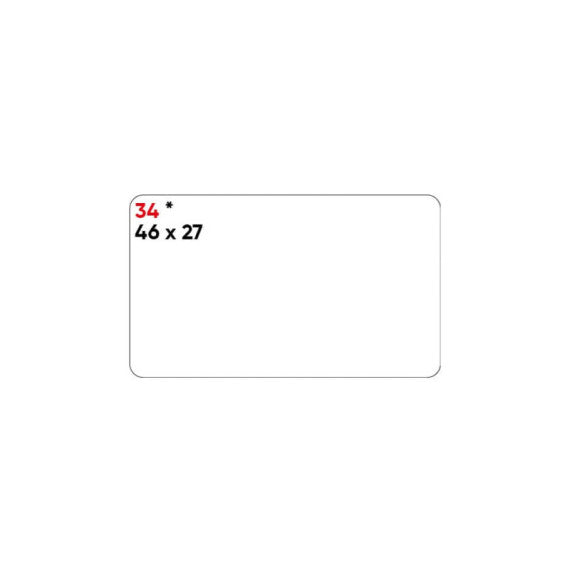 Etichette bianche permanenti Markin Copiatabu 46x27 mm - conf. 10 blister da 10 ff A4 - X11034